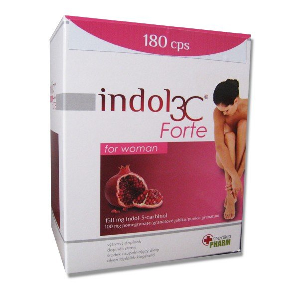 Indol INDOL3C FORTE trojmesačná kúra 180 kapsúl
