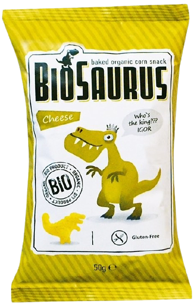 Biosaurus Igor so syrom kukuričné chrumky 50g