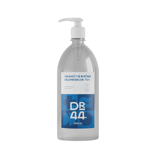 Dr.44 okamžitá ručná dezinfekcia antibakteriálny gél (75% etanol) 1x1000 ml