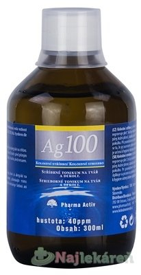 Pharma Activ Koloidní stříbro Ag100 (40ppm) 300 ml