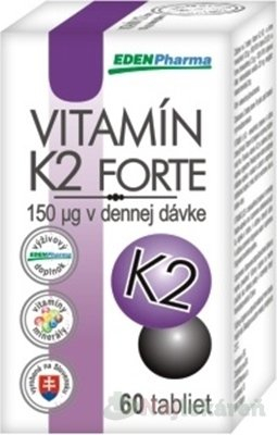 Edenpharma Vitamín K2 Forte 60 tbl