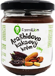 Farmilion Arašhidovo kakaový krém bez pridaného cukru 200 g