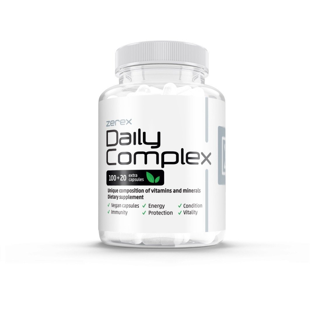 Zerex Daily Complex na podporu imunity 100 + 20 kapsúl