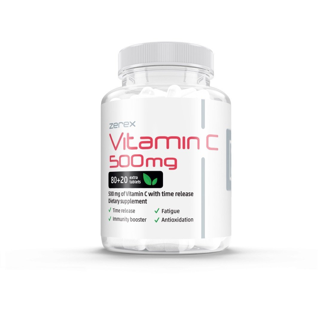Zerex Vitamin C s postupným uvoľňovaním 500 mg 100 tabliet