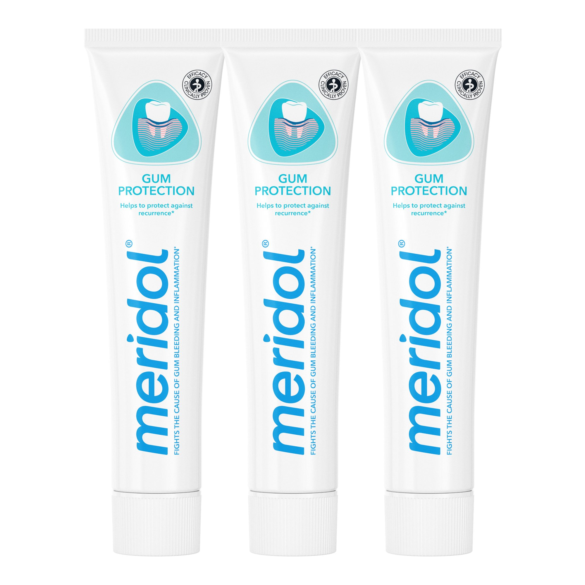 Meridol Gum Protection zubná pasta na ochranu ďasien 3 x 75 ml