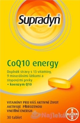 Supradyn CoQ10 Energy 30 tabliet