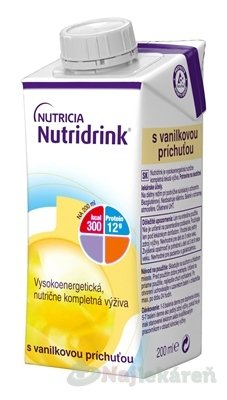 Nutridrink s vanilkovou príchuťou 24x200ml