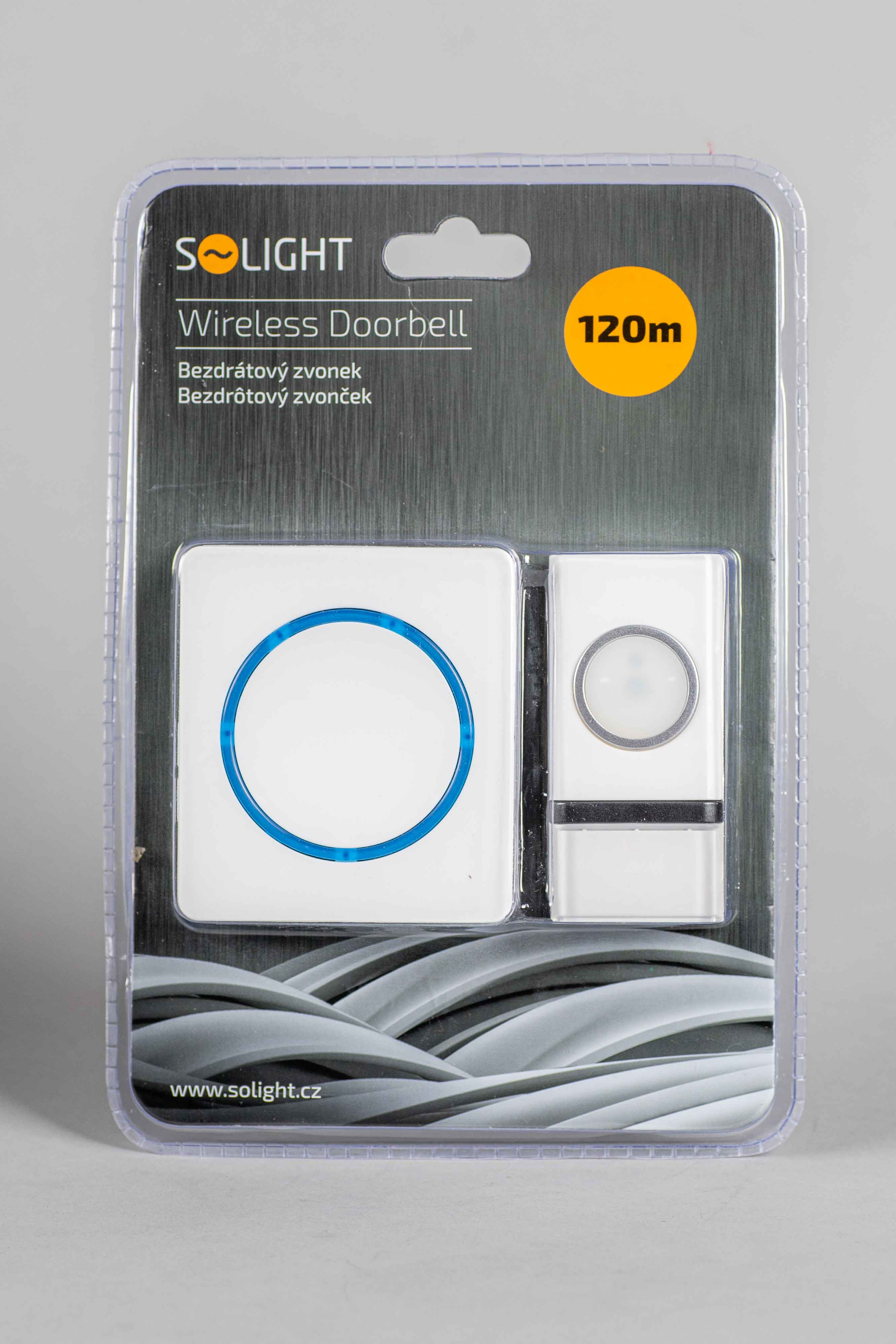Zvonček Solight 1L20 bezdrôtový zvonček
