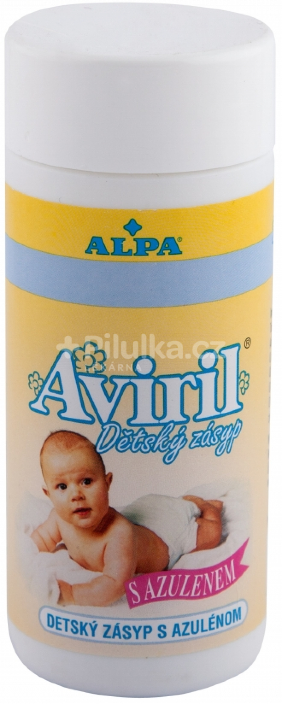 Alpa Aviril Dětský zásyp s azulenem 100g