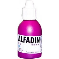 Alfadin 10mg/ml dermálny roztok na povrchovú dezinfekciu pokožky, slizníc 20ml