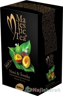 Biogena Majestic Tea Noni & Slivka 20x2,5 g