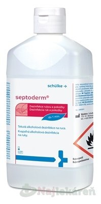 Septoderm gél dezinfekcia rúk 500 ml