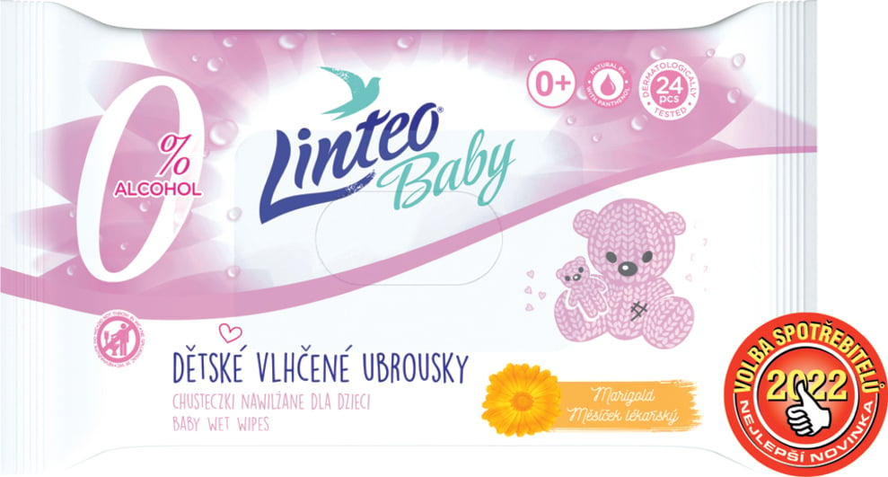 Vlhčené ubrousky LINTEO BABY Soft&cream (LINTEO BABY)