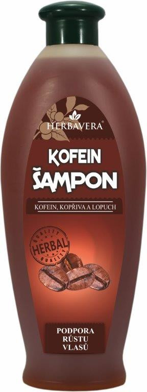 Herbavera Šampon kofeinový s panthenolom 550 ml