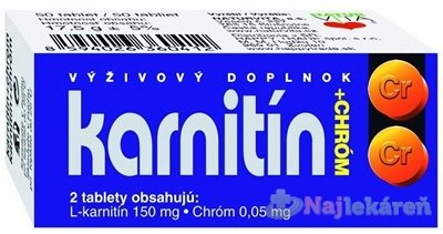Naturvita Karnitin+chrom 50 tablet