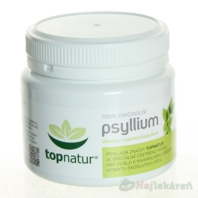 TOPNATUR Psyllium vláknina 100 kapsúl
