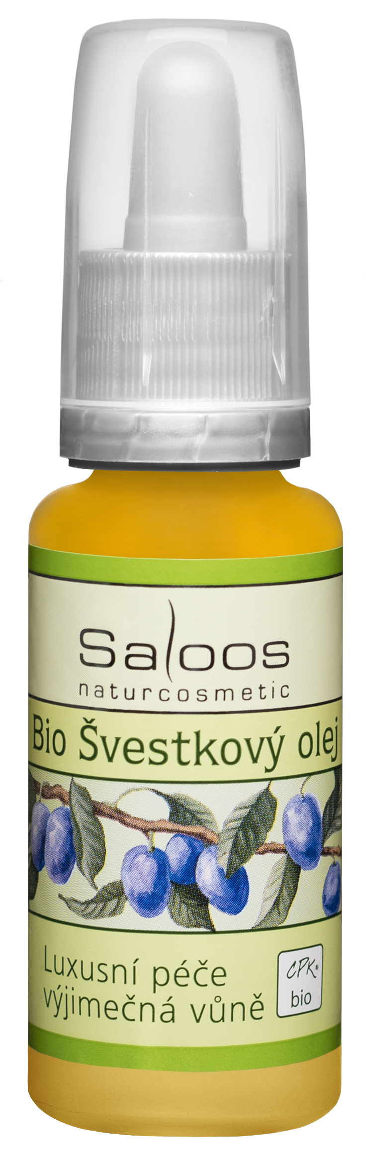 Slivkový olej BIO SALOOS Naturcomestics 20 ml