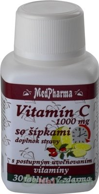 MedPharma Vitamín C 1000 mg so Šípkami 67 tabliet