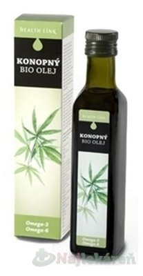 Health Link Bio konopný olej 250 ml