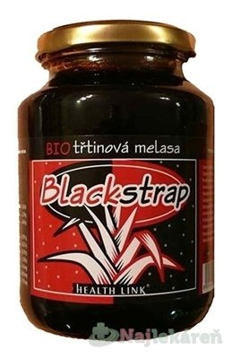 Health link BIO Blackstrap Trstinová melasa, 360 ml