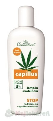Cannaderm stimulační šampon s kofeinem Capillus 150 ml