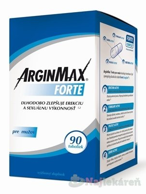 Arginmax FORTE pre mužov 90 kapsúl