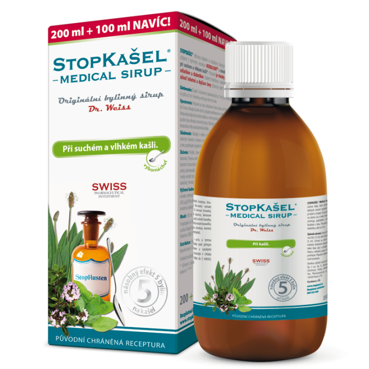 Dr.Weiss STOPKAŠEL Medical sirup 300 ml
