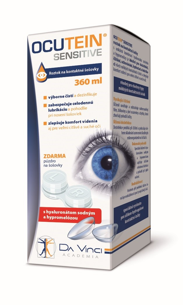 DA VINCI ACADEMIA Ocutein Sensitive roztok na kontaktní čočky 360 ml