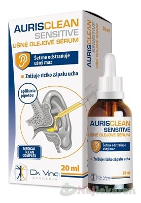 Da Vinci Academia AurisClean Sensitive ušní olejové sérum zdravotnický prostředek 20 ml