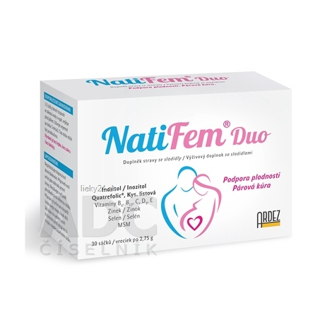 Ardez Pharma NatiFem Duo vo vreckách 30 ks