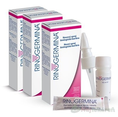 Rinogermina nosný sprej biologická bariéra 3 x 10 ml