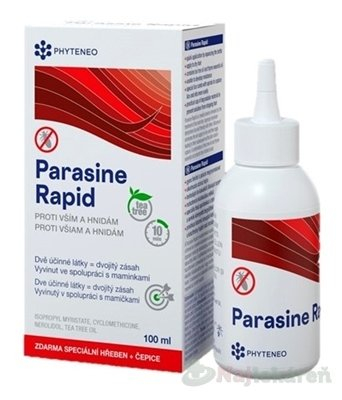 Phyteneo Parasine Rapid 100 ml + hřeben a čepice