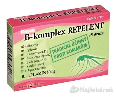 B - komplex repelent - rosenpharma tbl (dražé) 1x25 ks