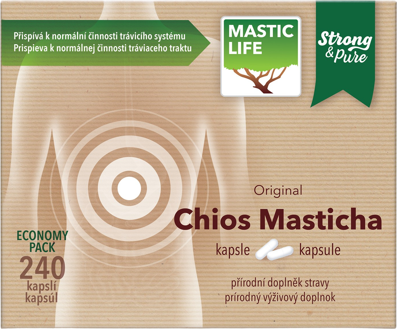 Mastic Life Chios Masticha Strong&Pure 240 kapslí