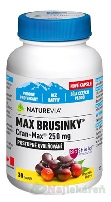 Swiss NatureVia Max Brusinky Cran-Max 30 kapslí