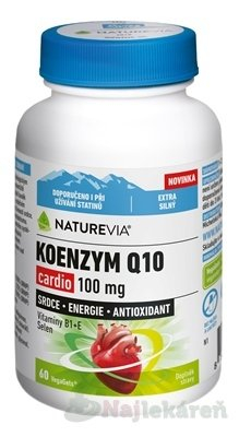 Swiss NatureVia Koenzym Q10 Forte 100 mg 60 kapslí