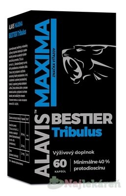 Alavis Maxima Bestier tribulus 60 kapslí