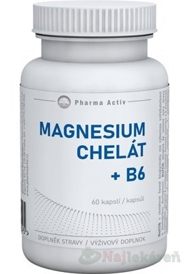 Pharma Activ MAGNESIUM CHELÁT + B6, 60 kapsúl