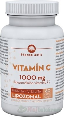 Pharma activ lipozomal vitamin c 1000 mg cps 1x60 ks