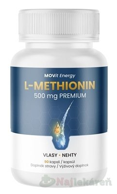 Movit Energy L-Methionin 500mg Premium 90 kapsúl