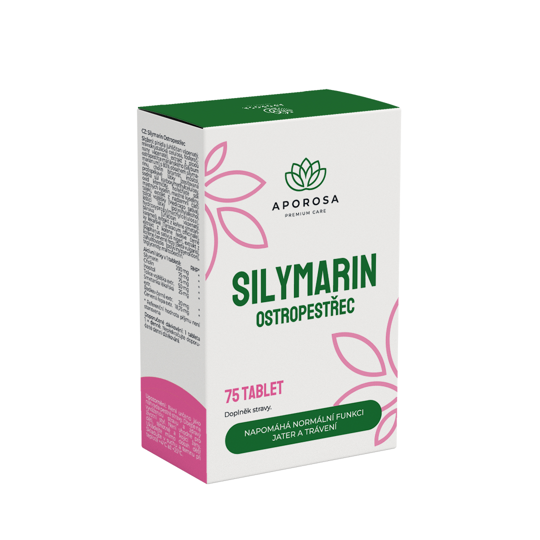 Aporosa Pestrec (Silymarín 200 mg) 75 ks
