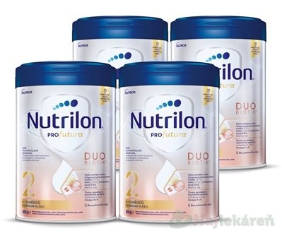 Nutrilon 2 Profutura Duobiotik následná dojčenská výživa (6-12 mesiacov) 4x800 g