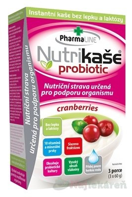 NUTRIKAŠA Probiotic cranberries 3 x 60g