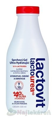 LACTOVIT Lactourea sprchový gél hydratujúci 500 ml
