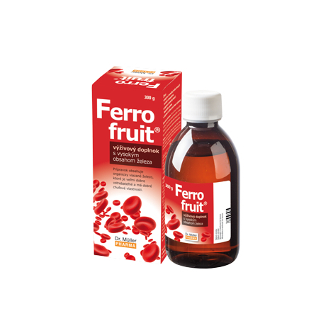 Dr. müller ferro fruit sirup s vysokým obsahom železa 1x300 g