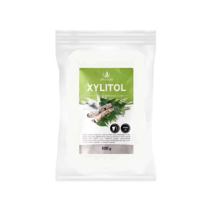 Allnature Xylitol - březový cukr - 500g