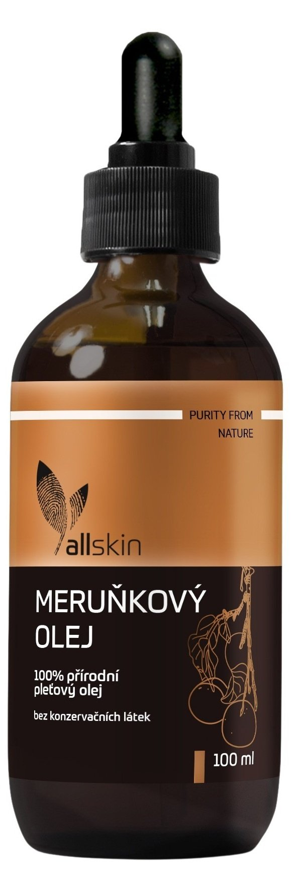 Allskin Purity From Nature Apricot Oil telový olej 100 ml