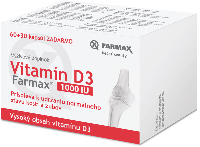 Vitamin D3 1000IU 60+30 tobolek