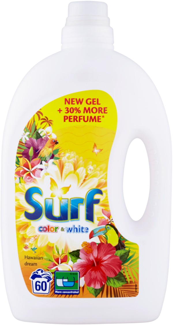 SURF Color+White Hawaiian dream (60 dávek) - prací gel