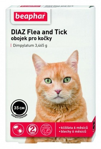 DIAZ Flea and Tick 3,465 g obojek pro kočky